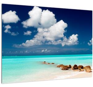 Obraz - Tropická pláž (70x50 cm)
