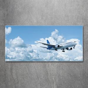 Moderní skleněný obraz z fotografie Letadlo na nebi osh-72304948