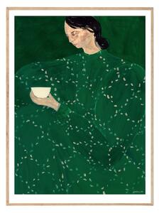 Autorský plakát Coffee Alone At Place de Clichy by Sofia Lind 50 x 70 cm