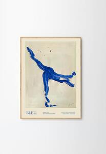 Autorský plakát Bleu by Lucrecia Rey Caro 50x70 cm