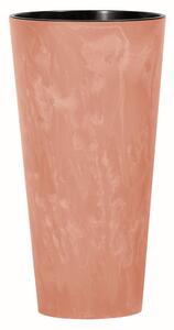 Prosperplast Květináč s vkladem TUBUS SLIM BETON EFFECT terakota 15 cm