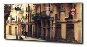 Foto obraz sklo tvrzené Ulice Barcelony osh-72532408