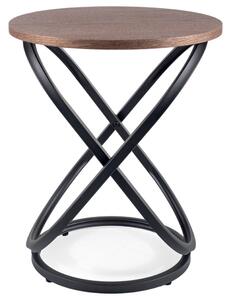 Přístavný stolek IUS 3 ořech/černá