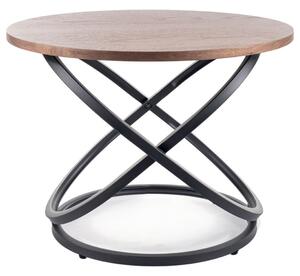 Přístavný stolek IUS ořech/černá