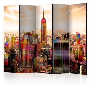 Paraván - Colors of New York City III [Room Dividers]