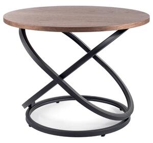 Přístavný stolek IUS ořech/černá