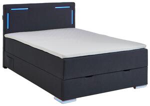 POSTEL BOXSPRING, 120/200 cm, antracitová Xora - Jednolůžkové postele, Online Only