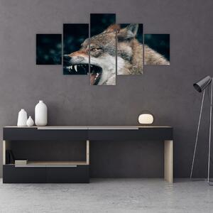 Obraz vlka (125x70 cm)