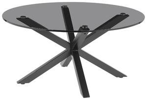 KONFERENČNÍ STOLEK, šedá, černá, kov, sklo, 82/82/40 cm Xora - Konferenční stolky