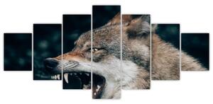 Obraz vlka (210x100 cm)