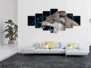 Obraz vlka (210x100 cm)