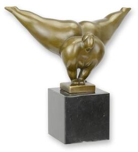 Moderní bronzová socha - Vyrovnávací Žena