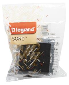 Legrand - Dvojitý vypínač bez rámečku č. 5 SUNO černá