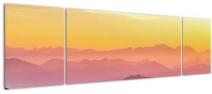 Obraz barevného nebe (170x50 cm)