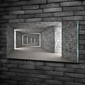 Foto obraz skleněný horizontální Tunel z cihel osh-73658635