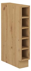 HezkýNábytek.cz Dolní kuchyňský regál Miraluna (dub artisan). 1062343