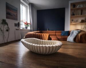 VOJA HOME Dekorativní mísa Unda Pura ve tvaru vlnky – 25×12,5×6,5 cm