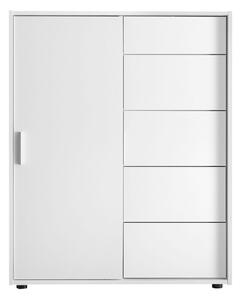 Komoda Case 1dv 5šx (Bílá)