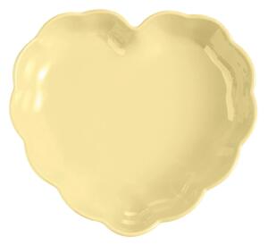 Koláčová forma Emile Henry Madeleine srdce, Ø 26,5 cm, vanilková 896153