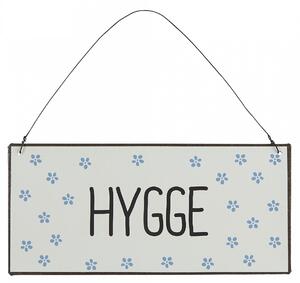 Závěsná plechová cedule Hygge