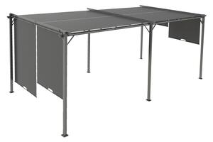Antracitová pergola Sevilla 3x6 m Garden Point terrace pergola