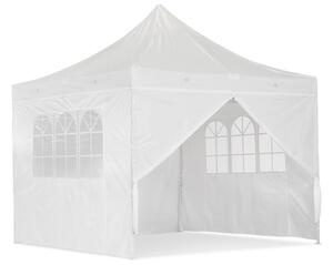 Bílý zahradní stan Essen 3x3 m s bočními stěnami Garden Point