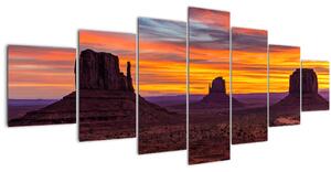 Obraz - Monument Valley v Arizoně (210x100 cm)