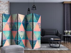 Paraván - Oriental Triangles [Room Dividers]