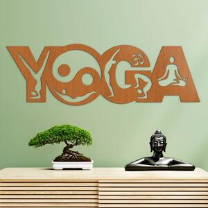 DUBLEZ | Dřevěný nápis na zeď - Yoga