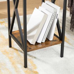VASAGLE Odkládací stolek Industry - 35x35x70 cm