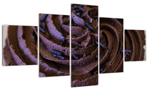 Obraz - Čokoládový cupcake (125x70 cm)