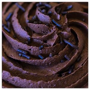 Obraz - Čokoládový cupcake (30x30 cm)