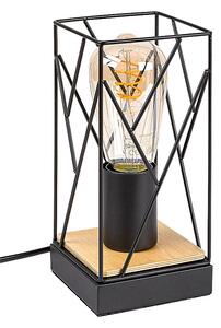 RABALUX Stolní lampa v industriálním stylu BOIRE, 1xE27, 40W, černá 0074006
