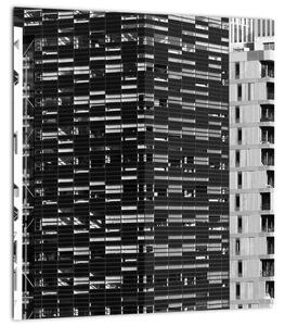 Obraz černobílé architektury (30x30 cm)