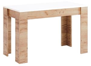 Jídelní stůl 1200x650, dub kraft / bílý Asti