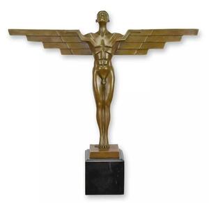 Bronzová socha - Ikarus Art Deco