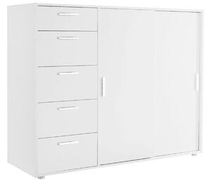 Komoda Case 2dv 5šx (Bílá)