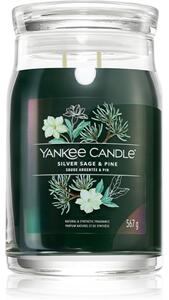 Yankee Candle Silver Sage & Pine vonná svíčka Signature 567 g