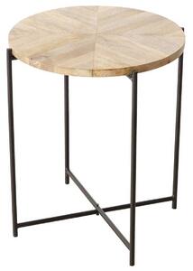 Kavový stolek s deskou z mangového dřeva MANDI, ? 46 cm