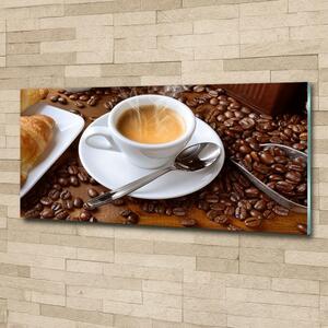 Foto obraz skleněný horizontální Aromatická káva osh-78269742