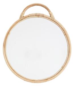 Nástěnné zrcadlo Round Bamboo 38 cm