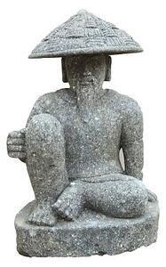 Socha Chin, Rybář