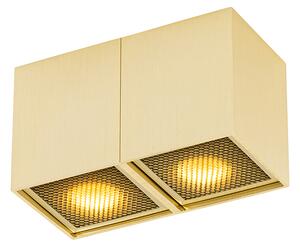 Designová bodová zlatá 2-světlá - Qubo Honey