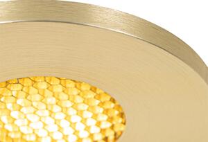 Moderní koupelnové vestavné bodové svítidlo zlaté IP54 - Shed Honey