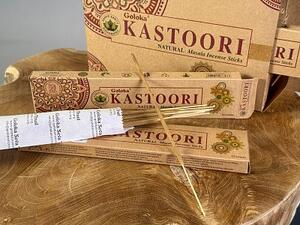 Goloka Kastoori – přírodní vonné tyčinky s vůní pižma, 15 g