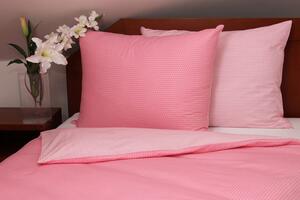 Bavlněné ložní povlečení Flowers Pink 140 × 200/70 × 90 cm