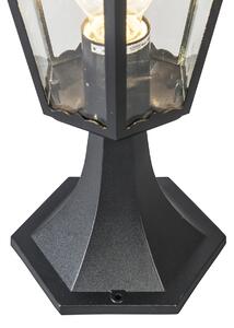 Klasická venkovní lampa podstavce černá 48 cm IP44 - New Orleans