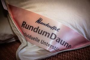 Péřový polštář Luxus Rundum Daunen záda Deluxe z kachního peří 70x90 cm