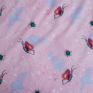 Jerry Fabrics Povlak do postýlky Minnie "Butterfly" baby, 100x135 / 40x60 cm