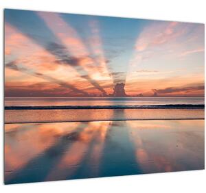 Obraz slunečních paprsků nad Daytonskou pláži (70x50 cm)